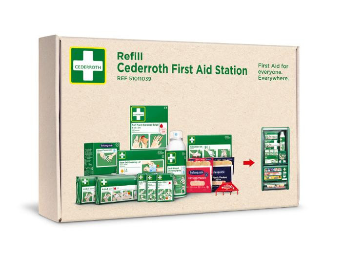 Refillpk Cederroth Førstehjelpsstasjon