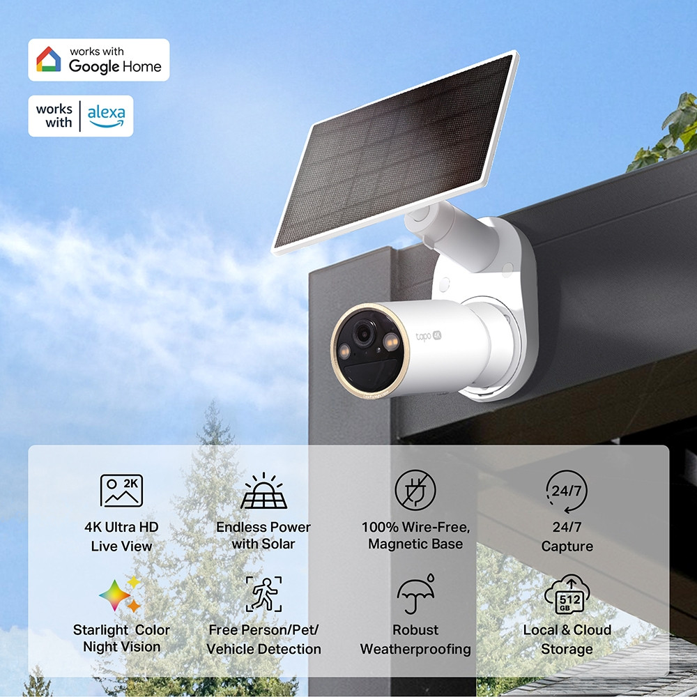 TP-LINK Solar-Powered Security Camera Kit