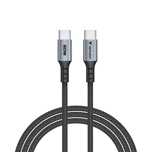 BildeVERBATIM Sync N Charge USB C-USB C 60W 1.2m
