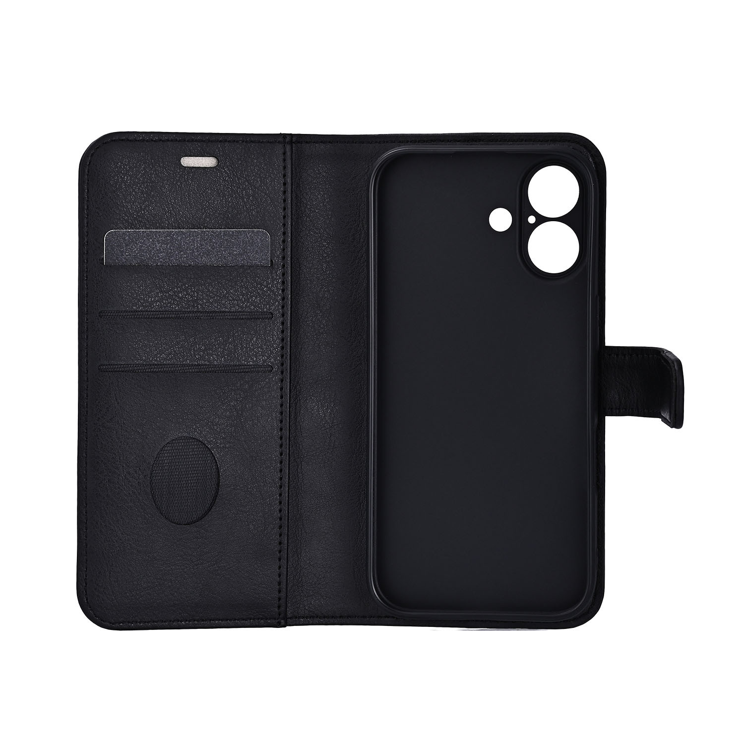 RADICOVER Flipcov Anti Radiation RFID 3 card MagS iPhone 17 Black PU
