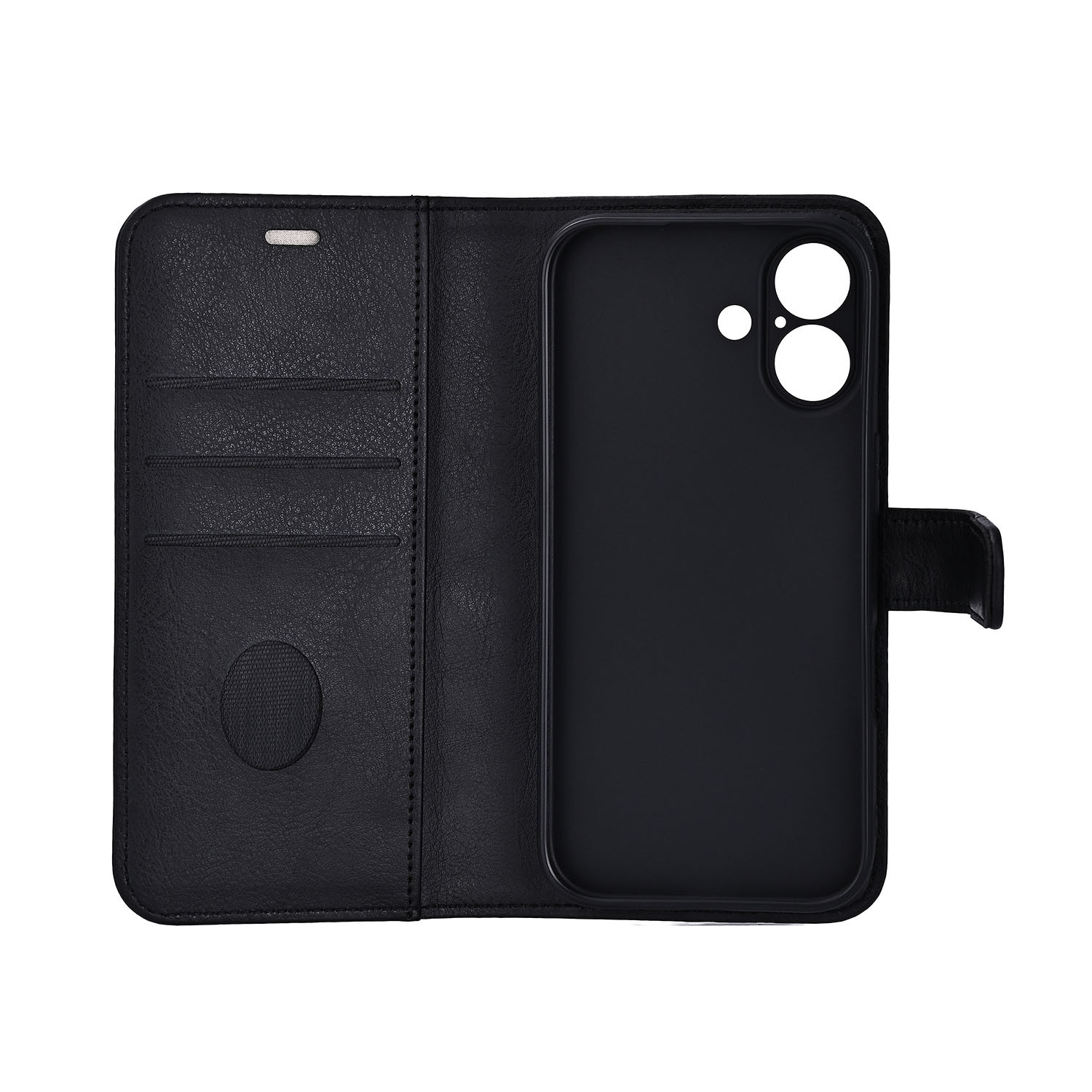 RADICOVER Flipcov Anti Radiation RFID 3 card MagS iPhone 17 Black PU