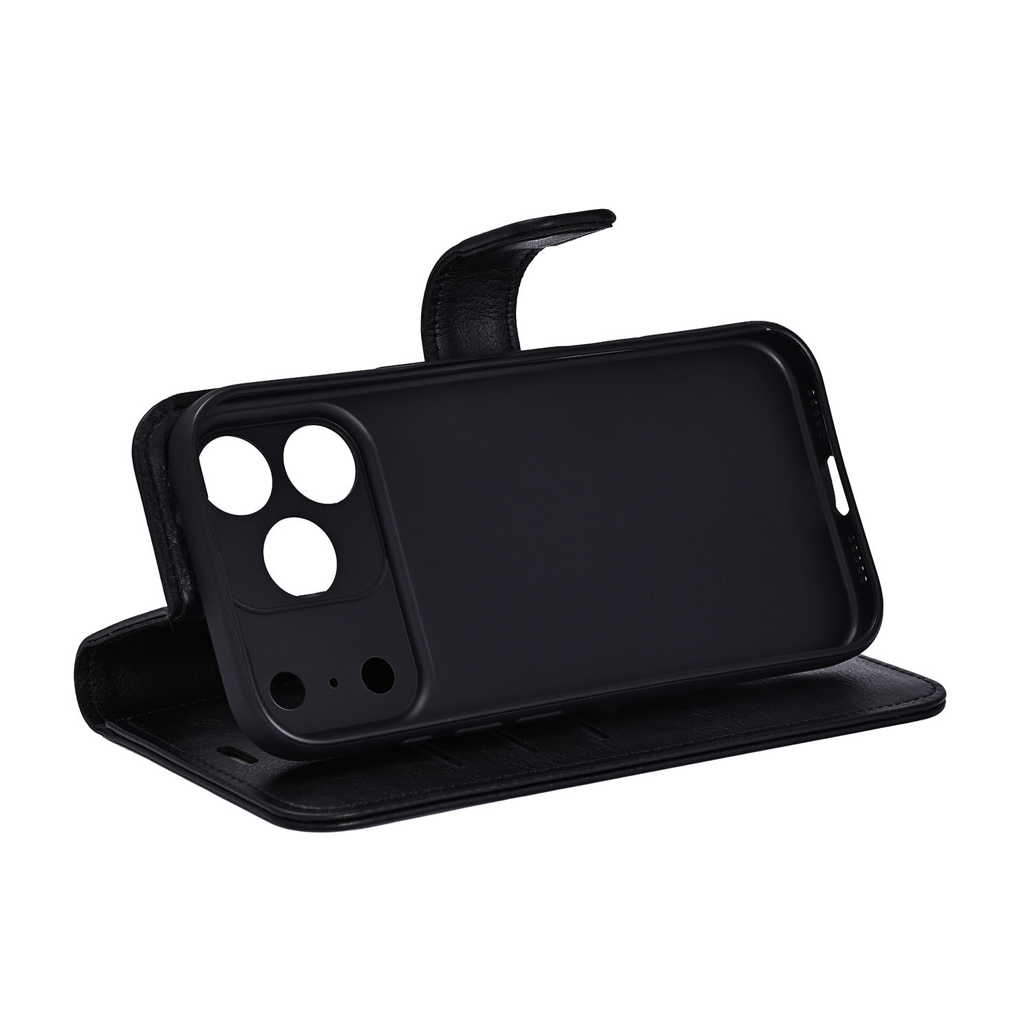 RADICOVER Flipcov Anti Radiation RFID 3 card MagS iPhone 17 Pro Max Black PU