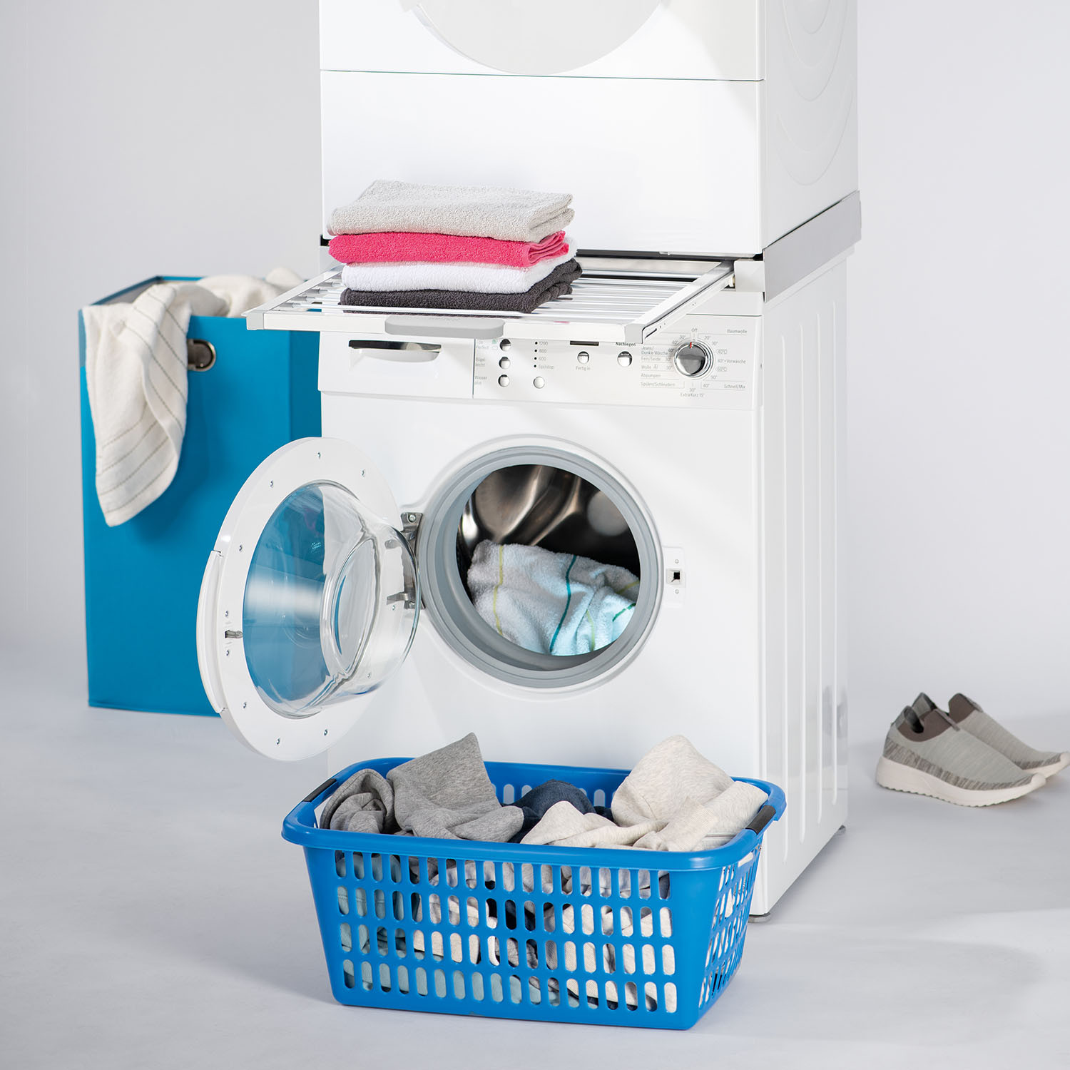 XAVAX Stacking Kit for Washing Machine/Dryer White