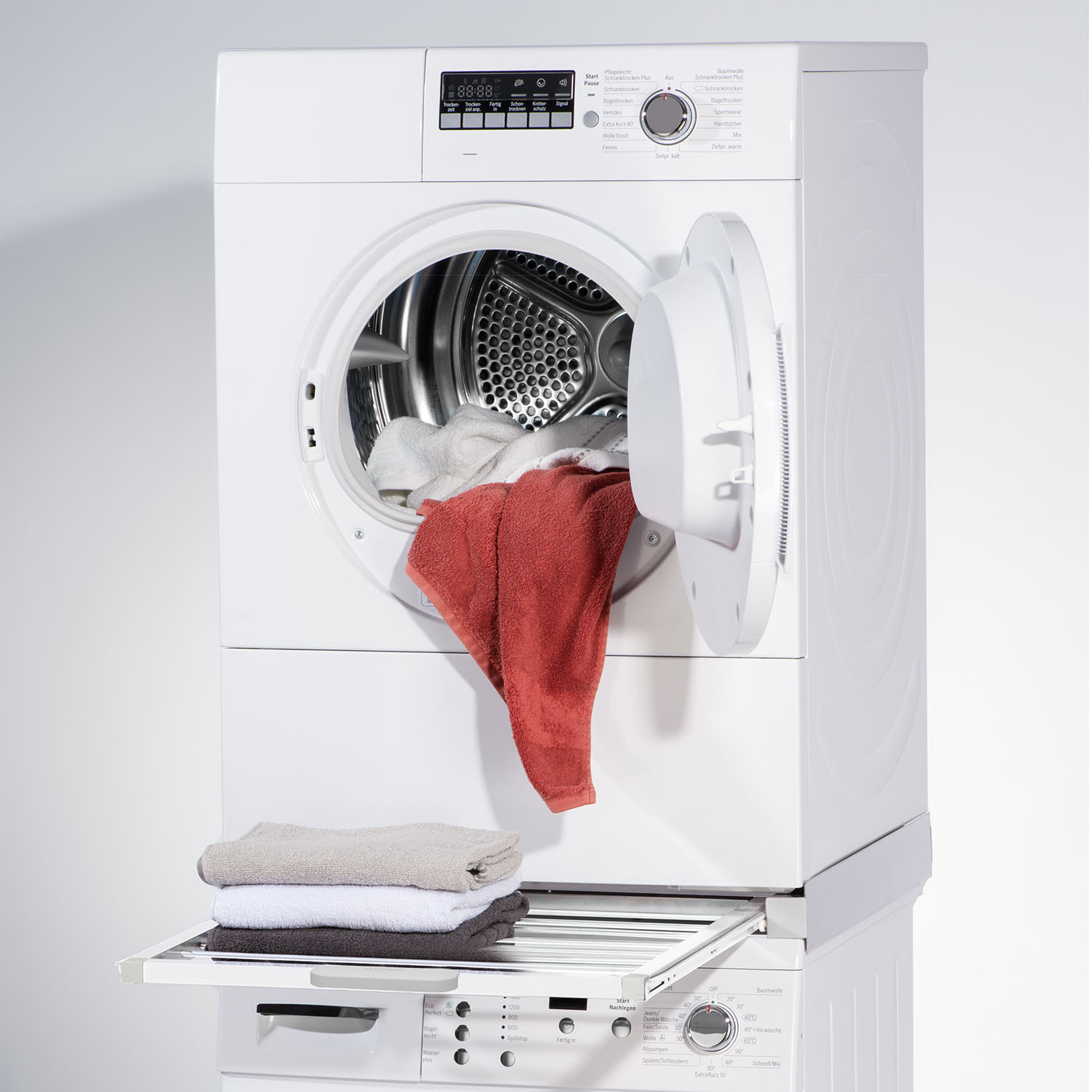 XAVAX Stacking Kit for Washing Machine/Dryer White