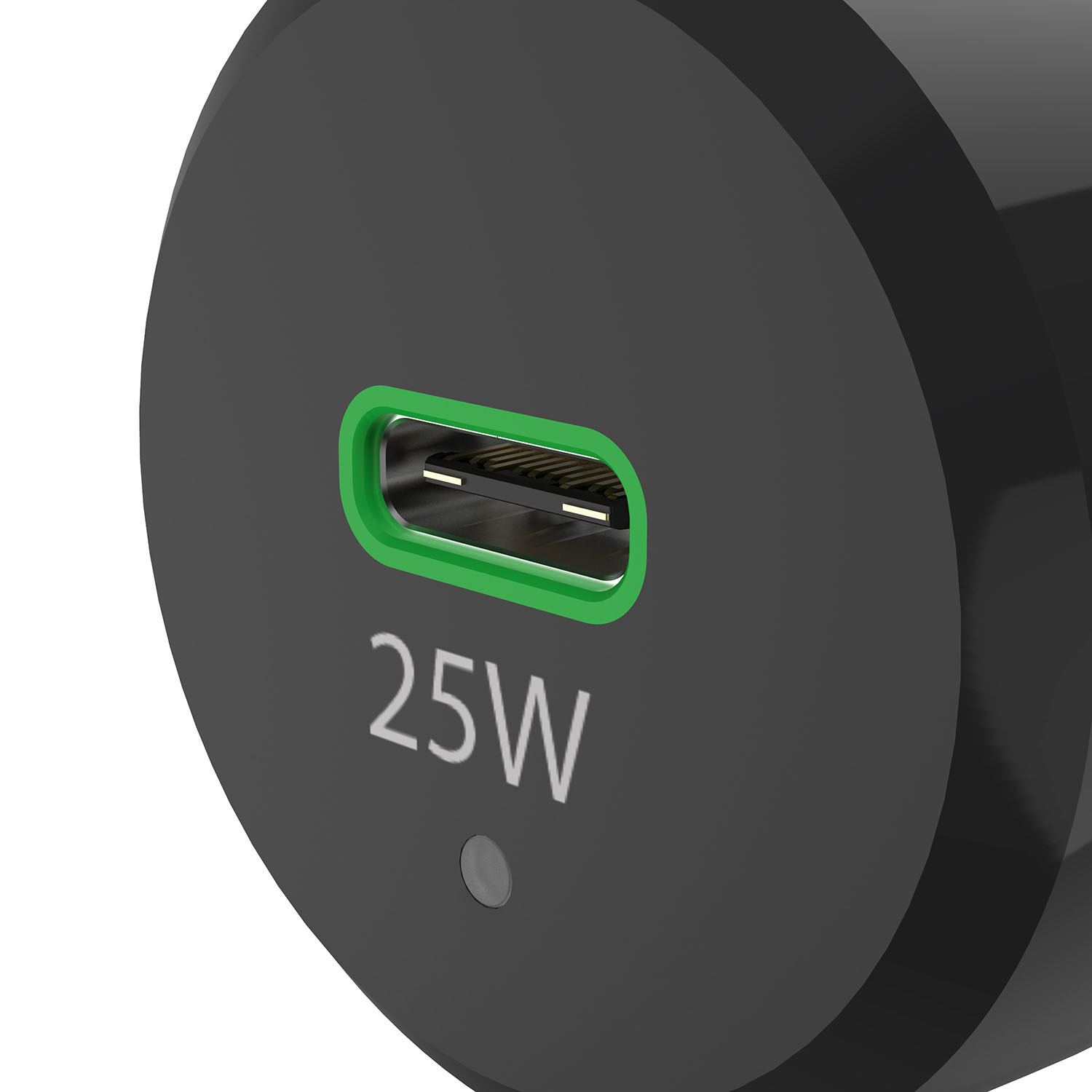 HAMA Car Charger 12-24V w. C to C cable PD 25W 1xUSB-C  Cable 1m Black