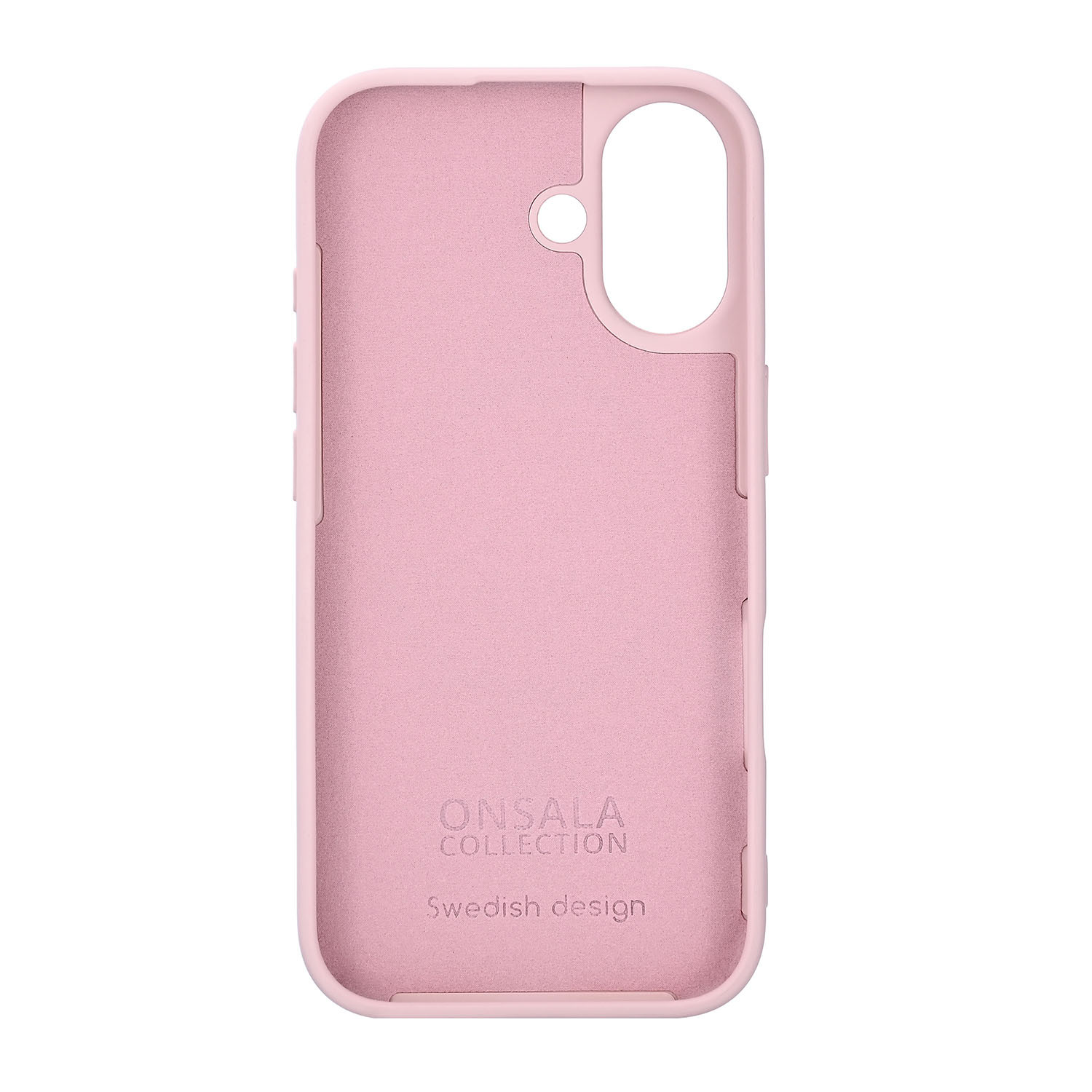 ONSALA Back Sil Touch Recycled MagSerie iPhone 17 Chalk Pink