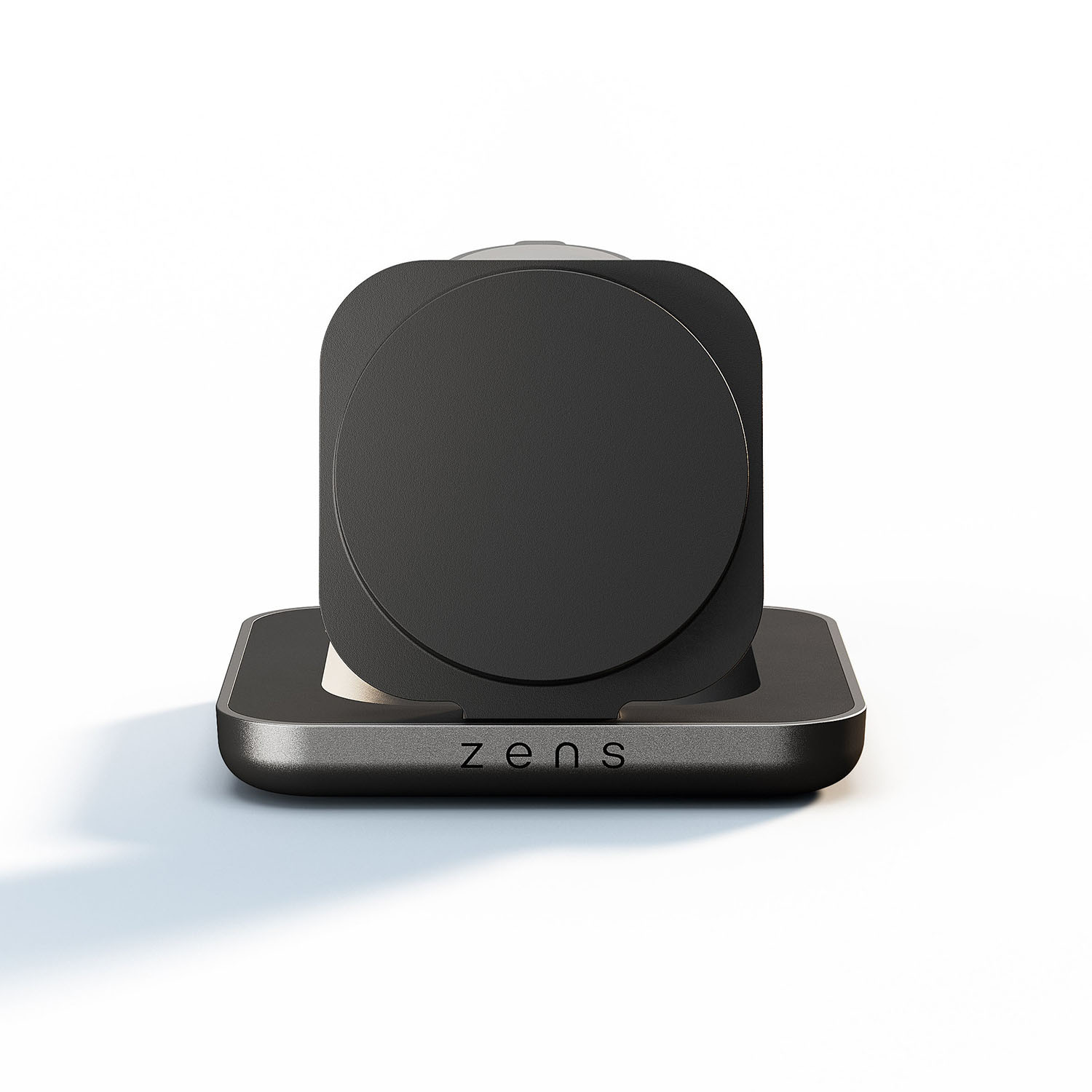 ZENS Charger Nightstand Pro 2 Duo Qi2 and Apple Watch Aluminium Black