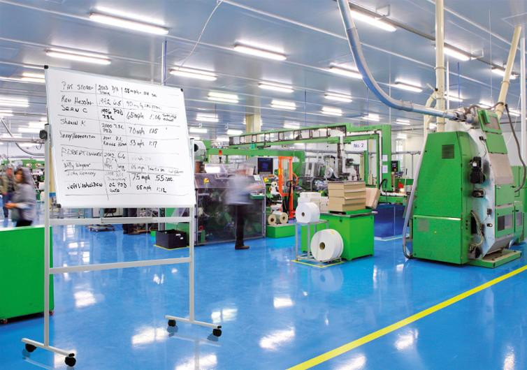 Whiteboard Bi-Office Revo 120X90 Emaljer