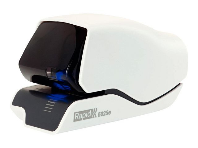 Rapid Stiftemaskin 5025E El. 25 ark Hvit