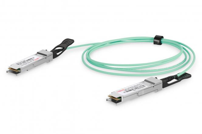 BildeDIGITUS 100G QSFP28to QSFP28 Active Optical Cable MMF 850nm