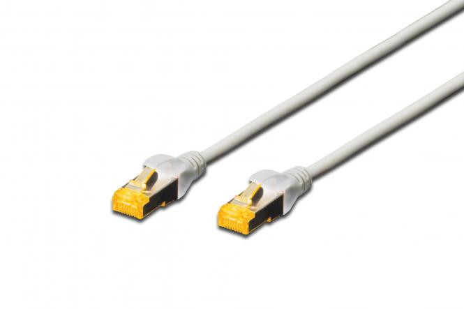 BildeDIGITUS CAT 6A S-FTP patch cord, Cu, LSZH, 10 m, grey