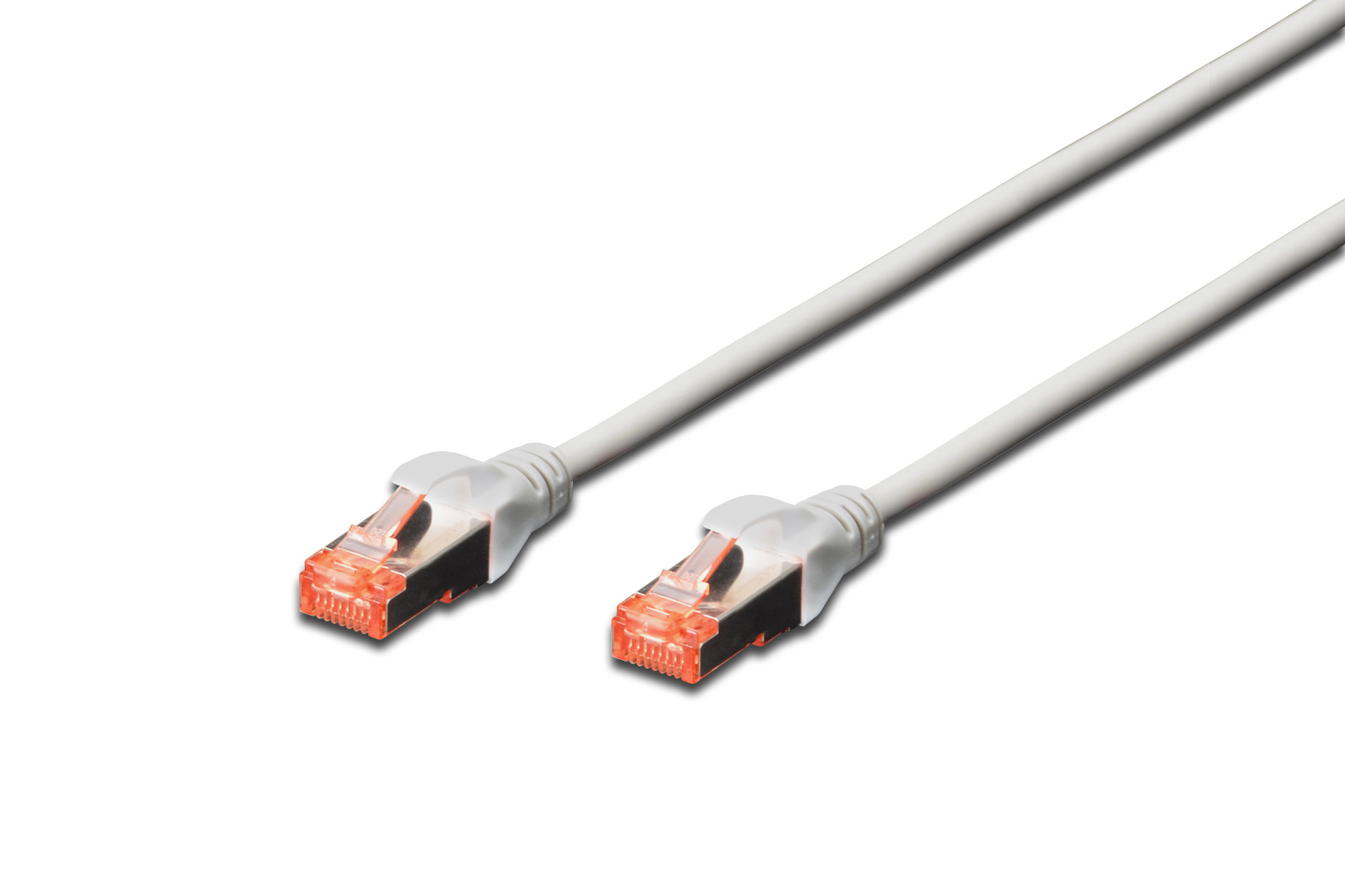 BildeDIGITUS CAT 6 S-FTP patch cord, Cu, LSZH, 10 m, grey