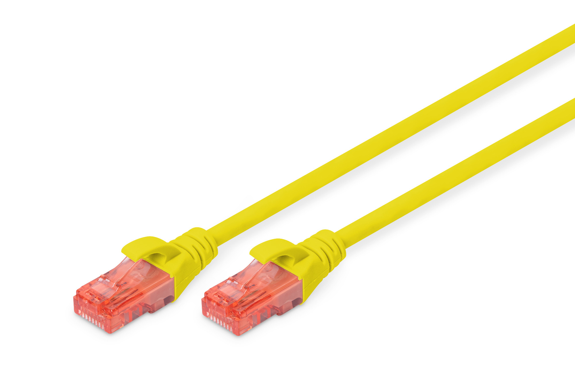 BildeDIGITUS CAT 6 U-UTP patch cord, Cu, LSZH, 10 m, yellow