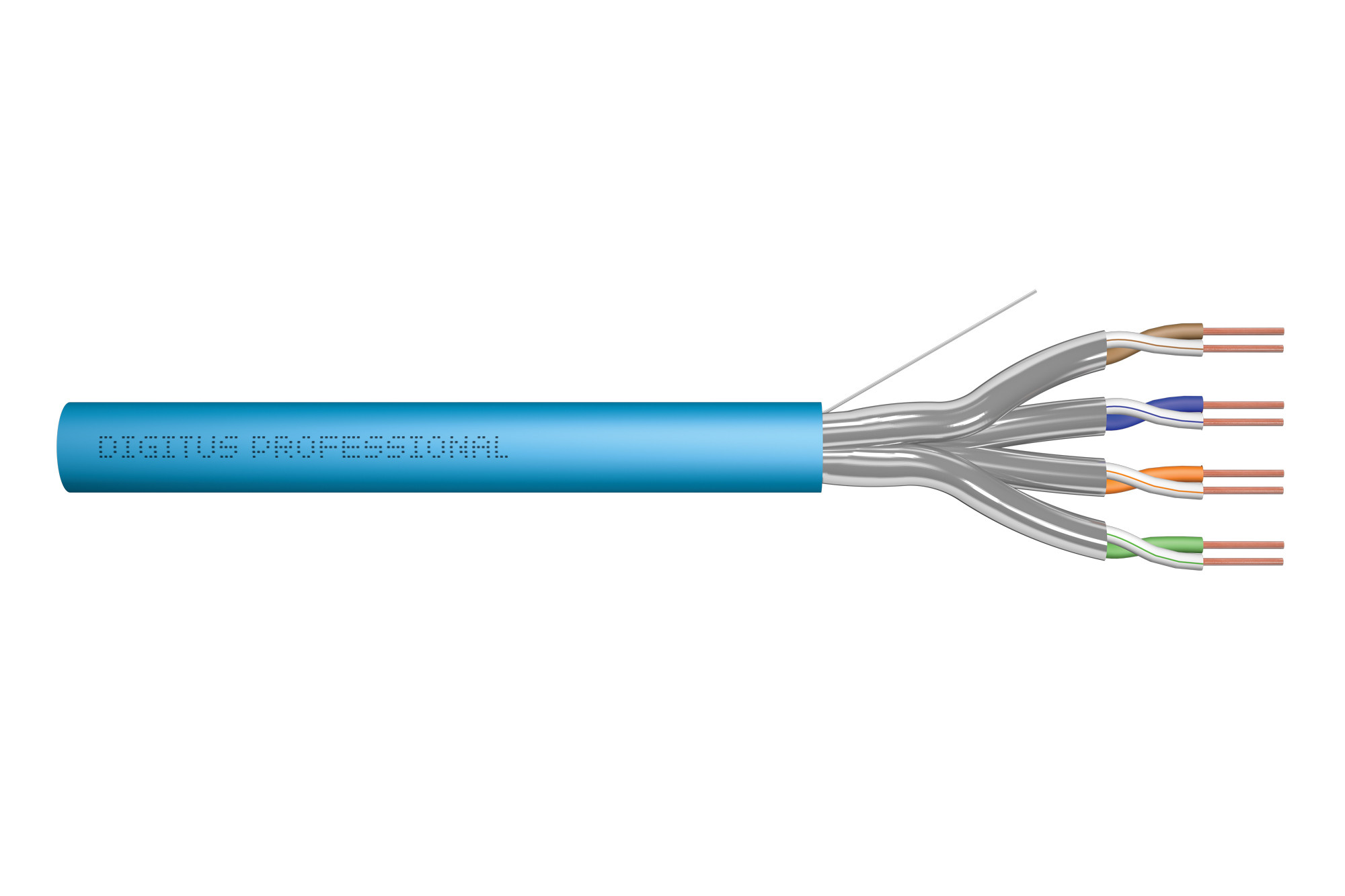 BildeDIGITUS CAT 6A U/FTP install cable, 305m, simplex, Eca