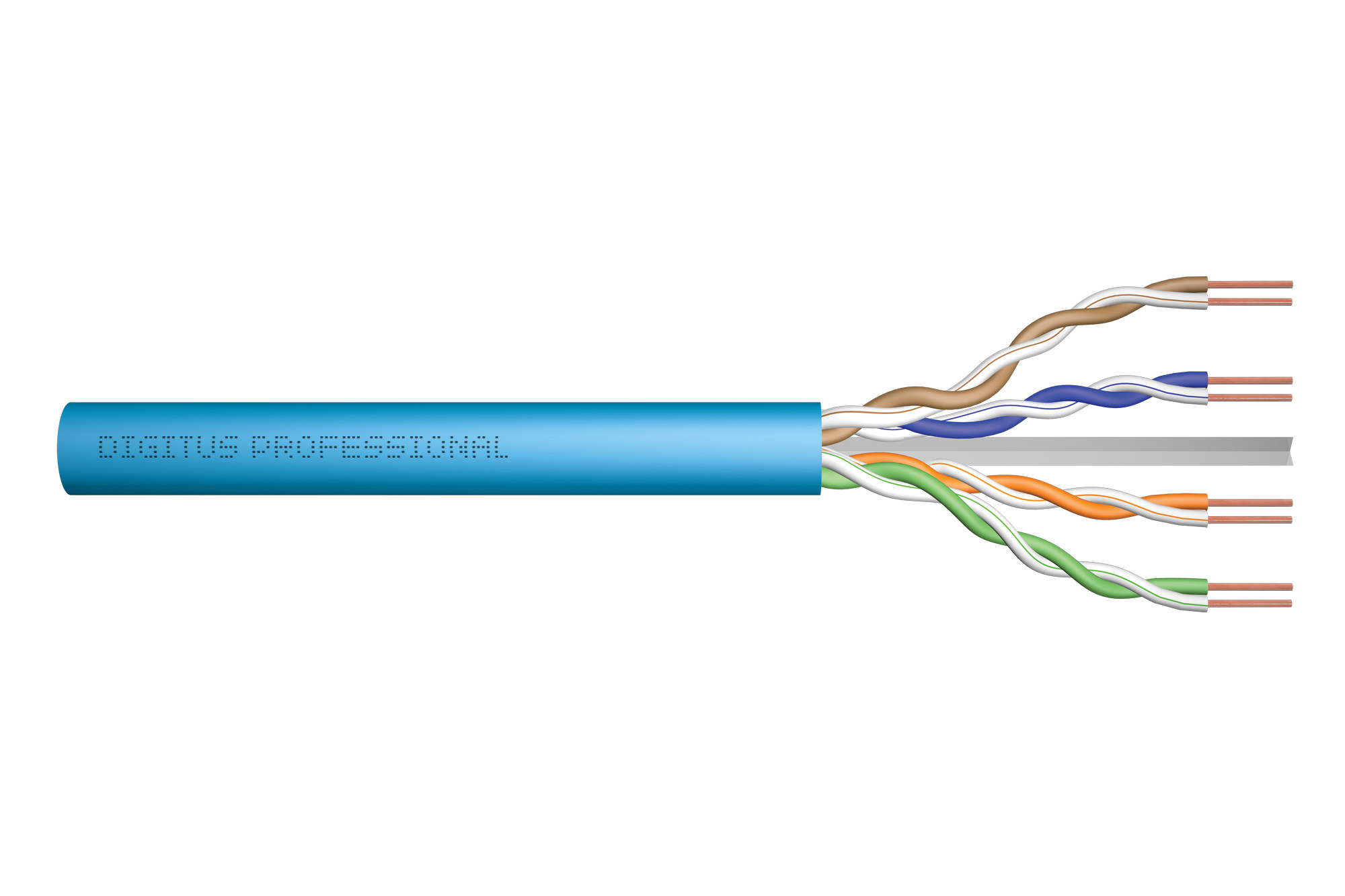 BildeDIGITUS CAT 6A U/UTP install cable, 305m, simplex, Eca
