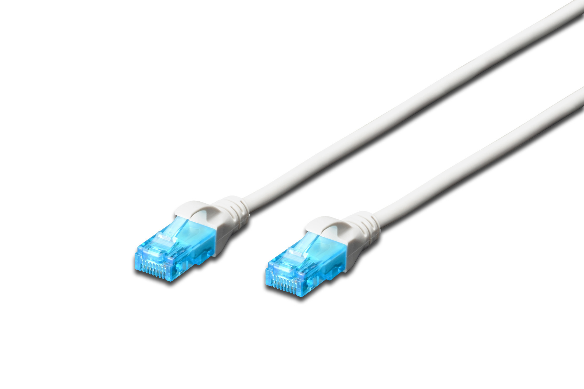 BildeDIGITUS CAT 5e U-UTP patch cord, PVC, 0.5 m, white