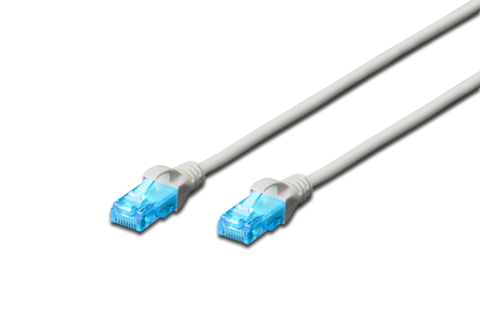 BildeDIGITUS CAT 5e U-UTP patch cord, PVC, 1 m, grey