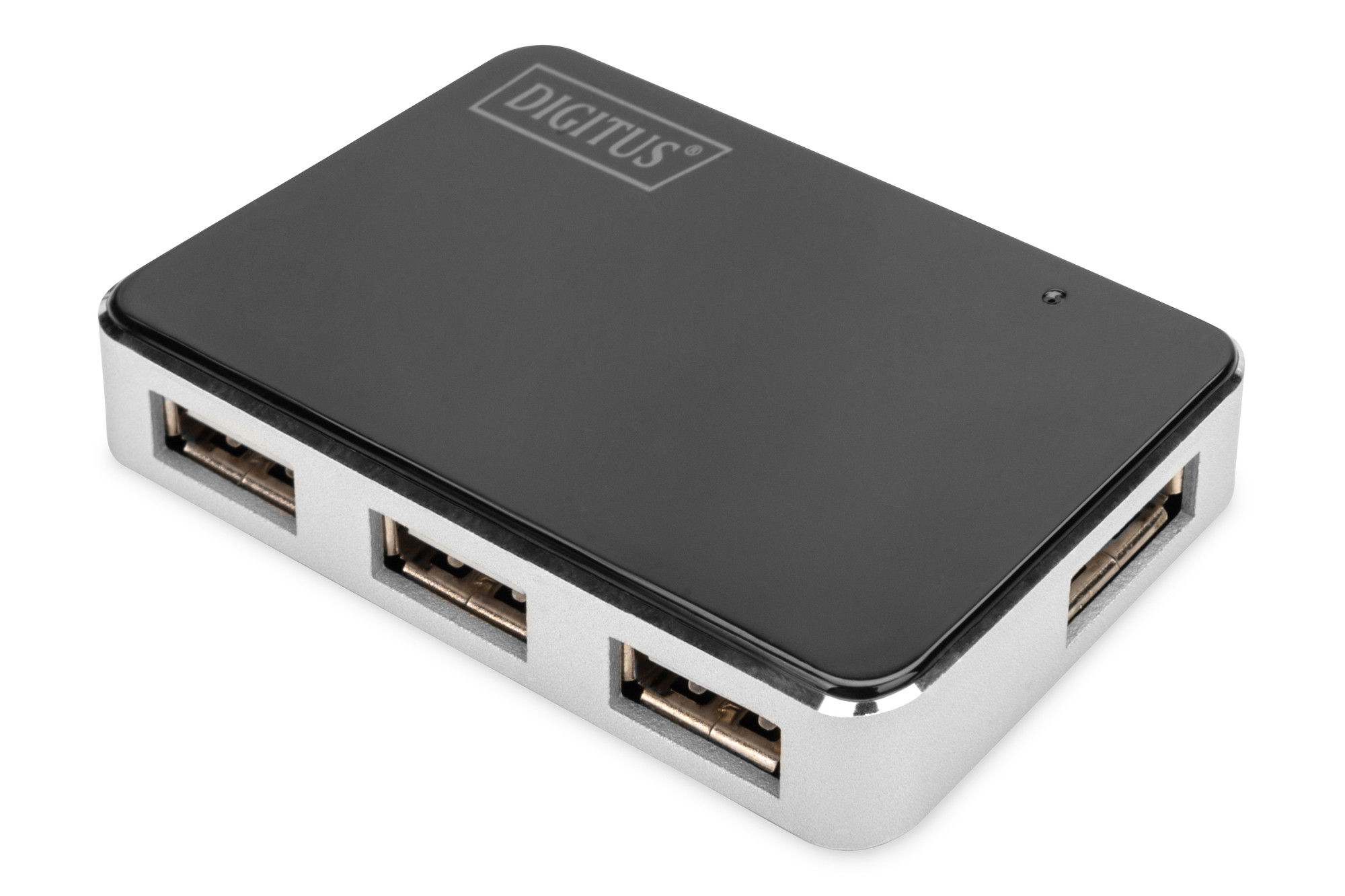 BildeDIGITUS USB 2.0 hub 4-port with Mini-B input, Black