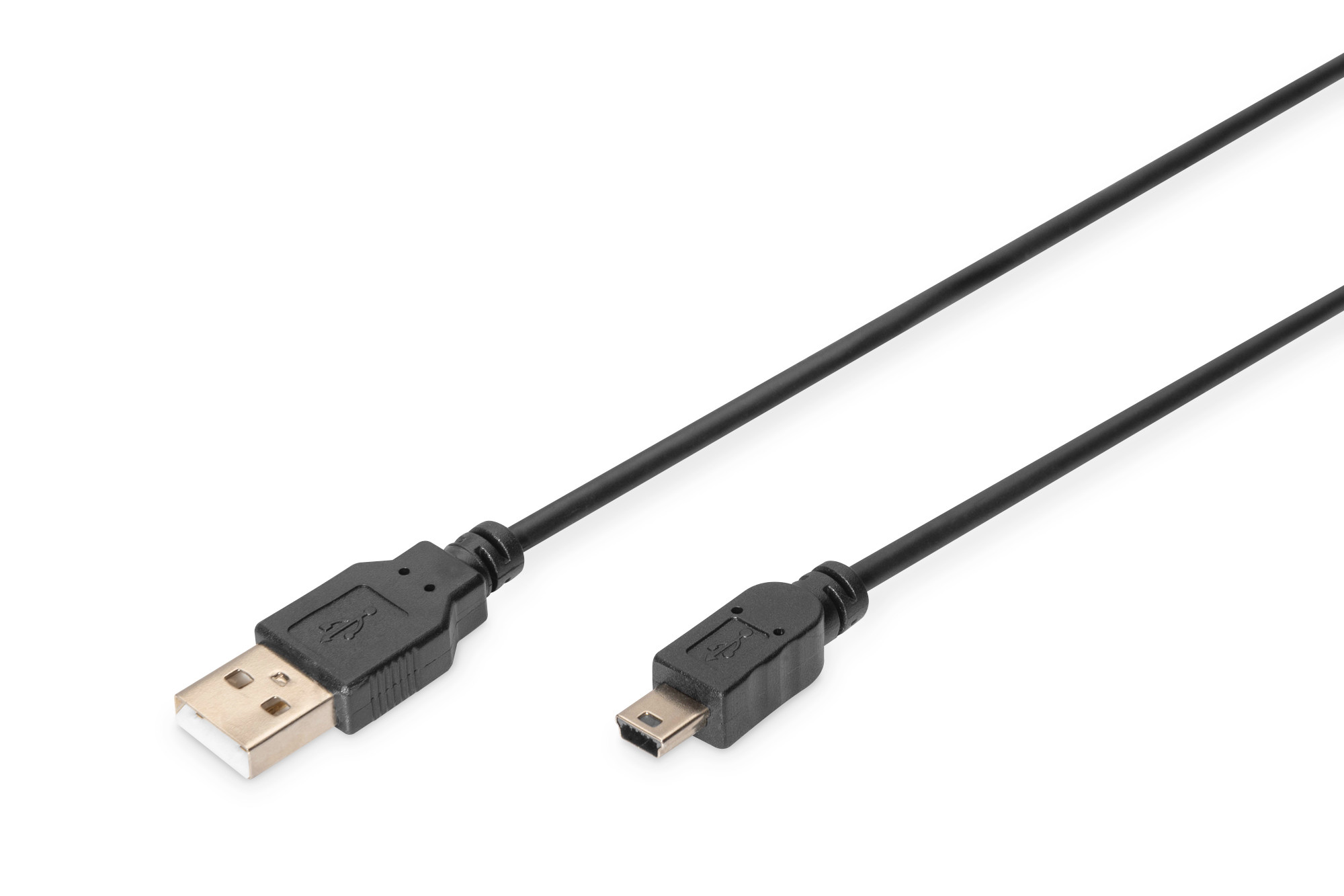 BildeDIGITUS USB-A to Mini-B cable 1.8 m USB 2.0, Black