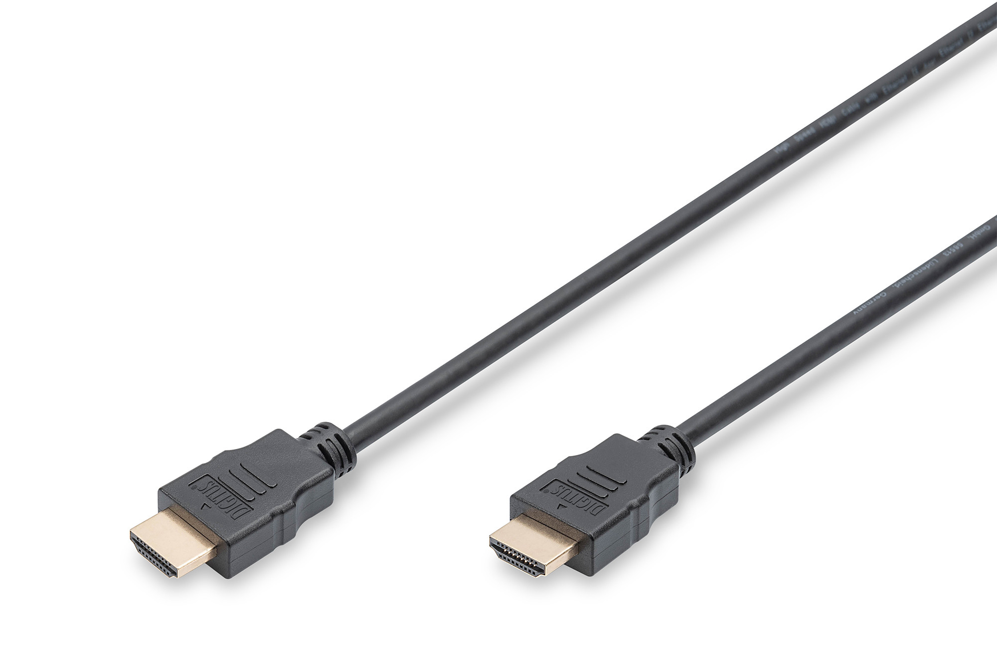BildeDIGITUS HDMI HS cable, Type A, w/Eth M/M, 2.0m, UHD, 4K 30Hz
