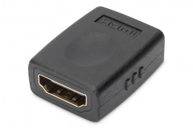 DIGITUS HDMI Adapter, Type A F/F, UHD 4K 60Hz, black