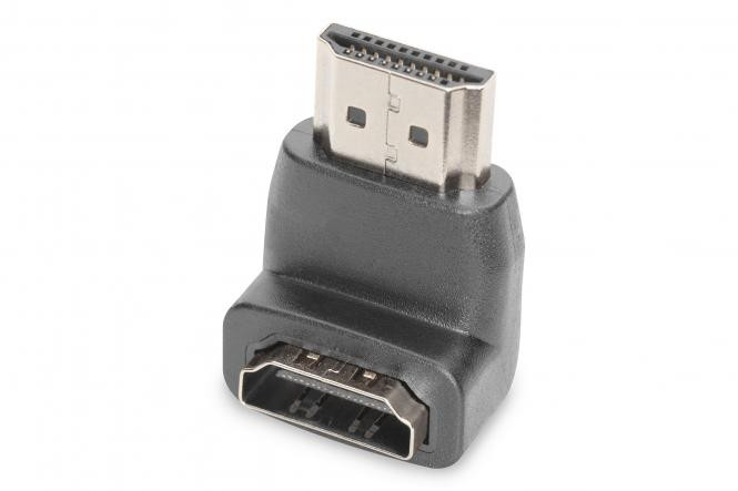 DIGITUS HHDMI Adapter, Type A, 90 angled M/F, UHD 4K 60Hz
