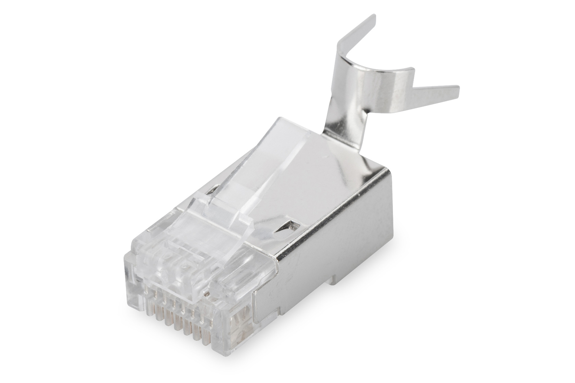 BildeDIGITUS Mod Plug Round Cable CAT 6A shielded passthrough con