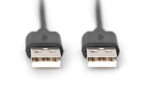 DIGITUS USB-A to USB-A cable 1 m USB 2.0...