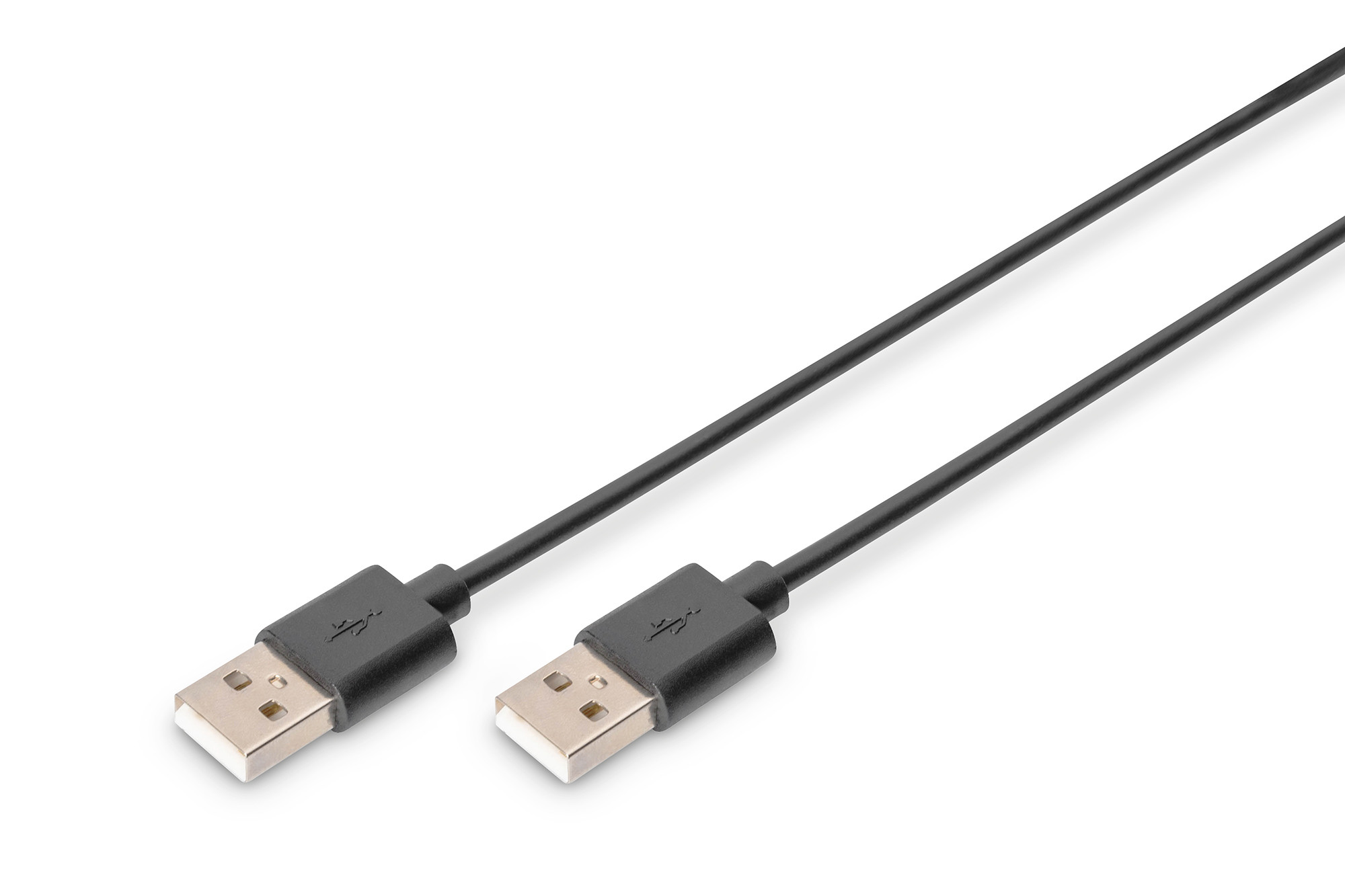 BildeDIGITUS USB-A to USB-A cable 1.8 m USB 2.0, Black