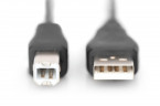 DIGITUS USB-A to USB-B cable 1 m USB 2.0...