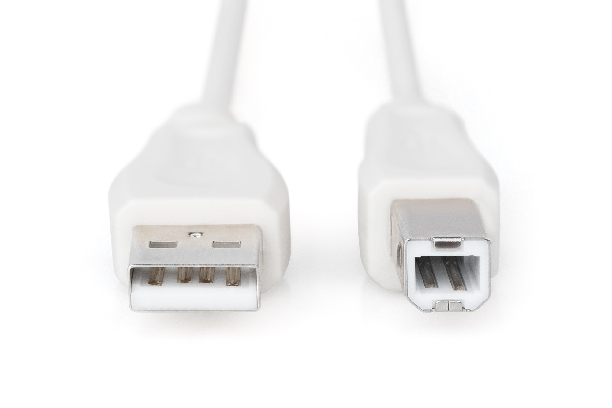BildeDIGITUS USB-A to USB-B cable 1.8 m USB 2.0, White