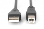 DIGITUS USB-A to USB-B cable 3 m USB 2.0...