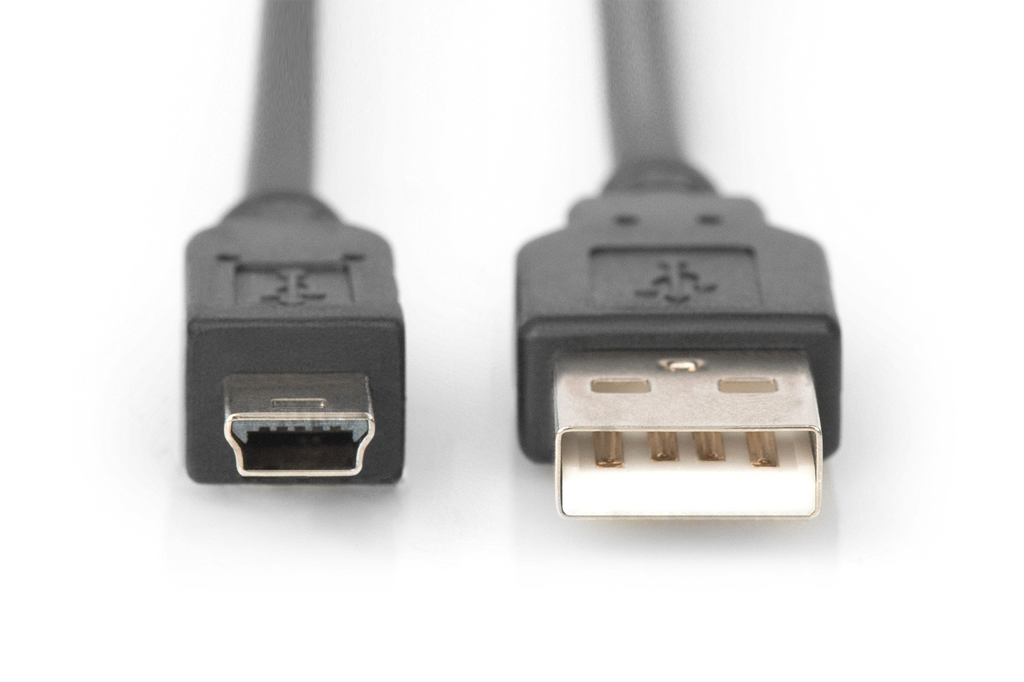BildeDIGITUS USB-A to Mini-B cable 3 m USB 2.0, Black