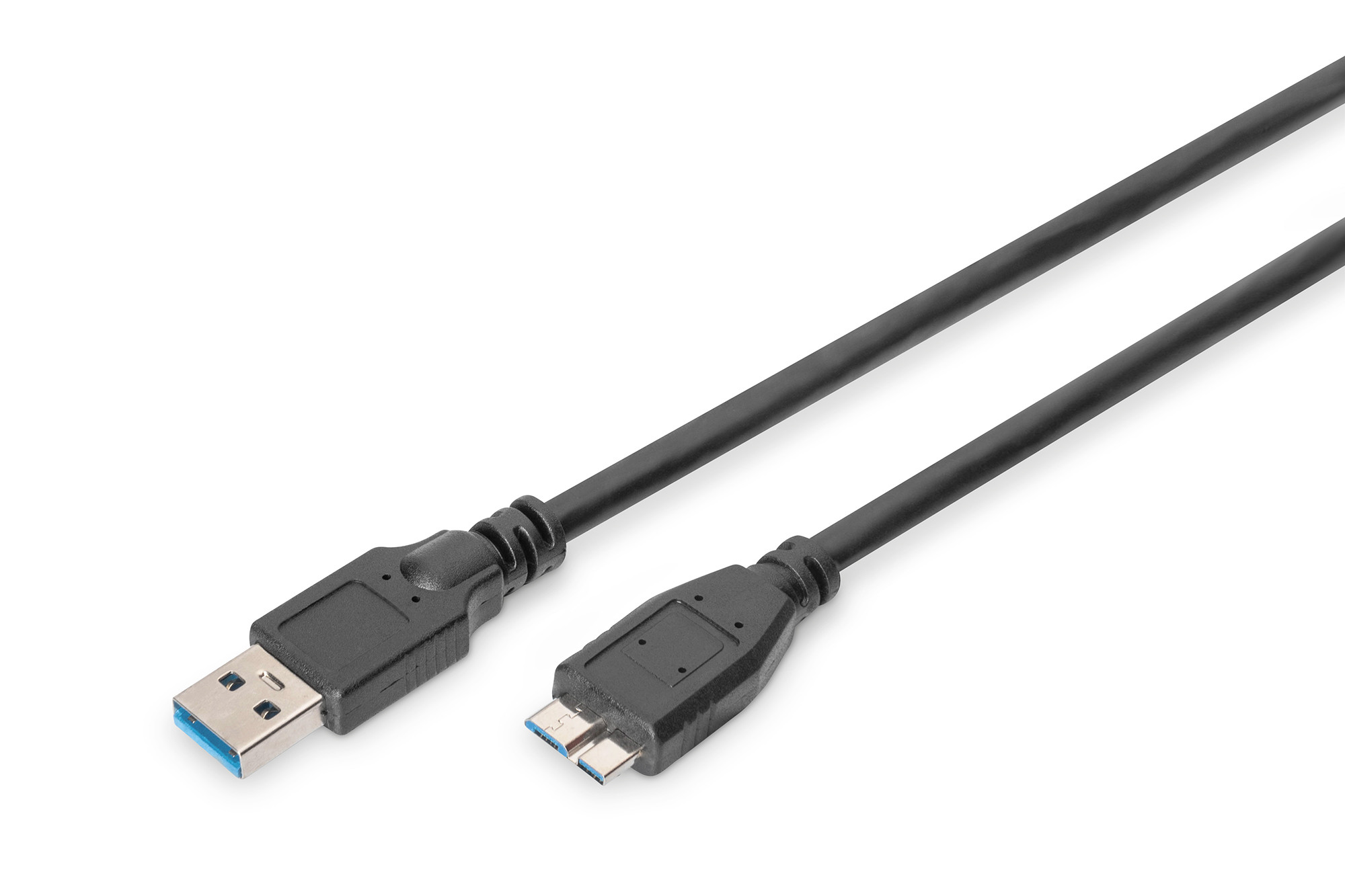 BildeDIGITUS USB-A to Micro-B cable 1 m USB 3.0, Black