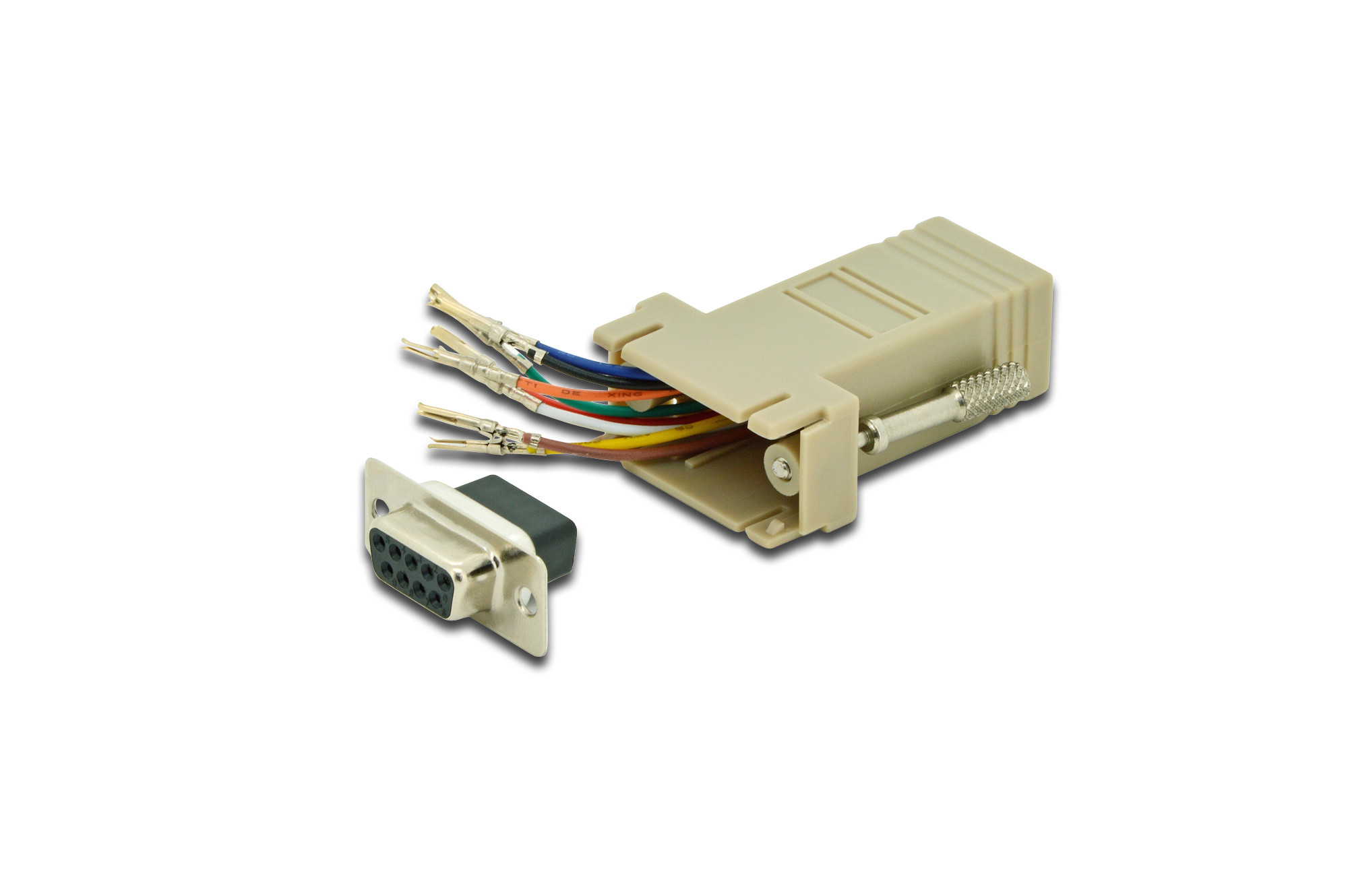 BildeDIGITUS DB9 to RJ45 adapter F/F