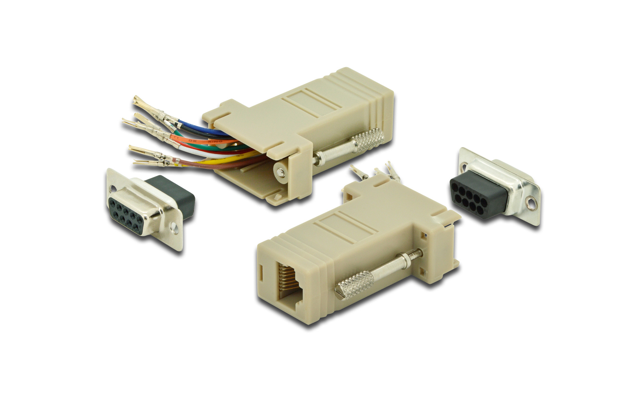 DIGITUS DB9 to RJ45 adapter F/F