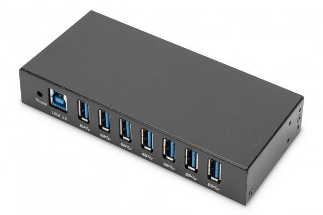 BildeDIGITUS USB 3.0 Hub 7-Port, Industrial Line