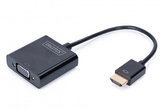 BildeDIGITUS HDMI to VGA converter adapter Typ A - VGA (D-Sub)