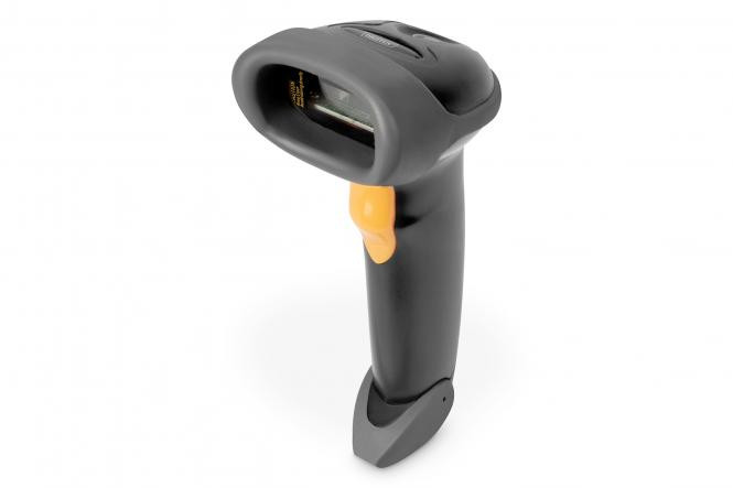 BildeDIGITUS 1D Barcode Scanner, 2m USB-RJ45 Cable