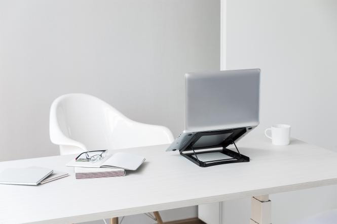 DIGITUS Foldable Steel Laptop/Tablet Stand w/ 5 Adj. pos.