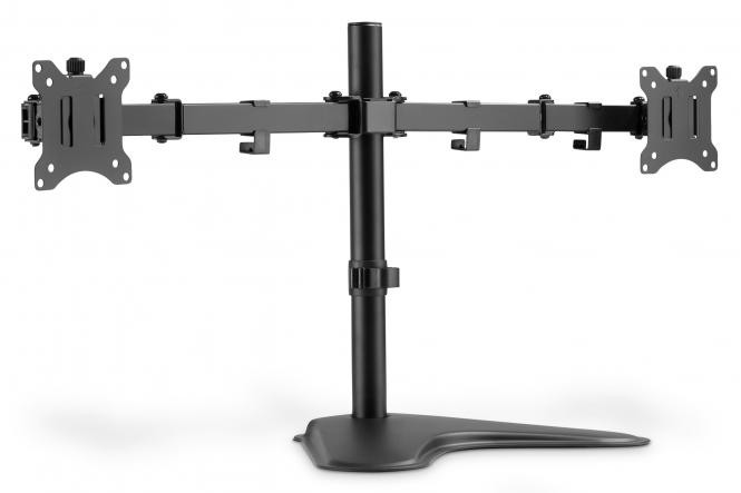 BildeDIGITUS Dual Monitor Stand 15-32'', 2x 8 kg (max.), black