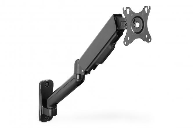 BildeDIGITUS Single Gas Spring Monitor Wall Mount 32'', 9 kg max