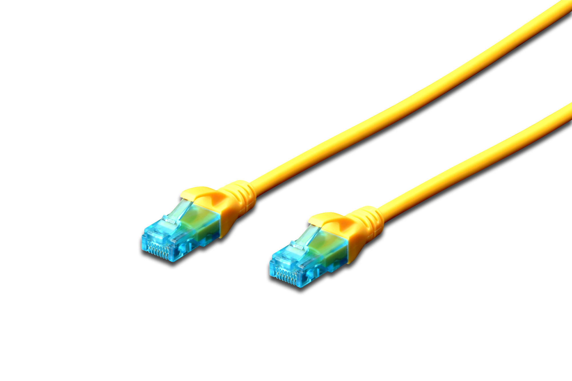 BildeDIGITUS CAT 5e U-UTP patch cord, PVC, 2 m, yellow