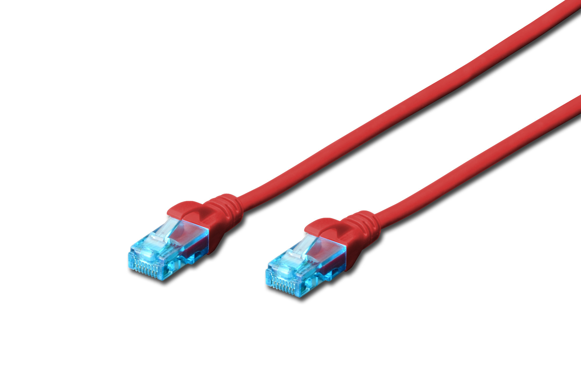 BildeDIGITUS CAT 5e U-UTP patch cord, PVC, 3 m, red