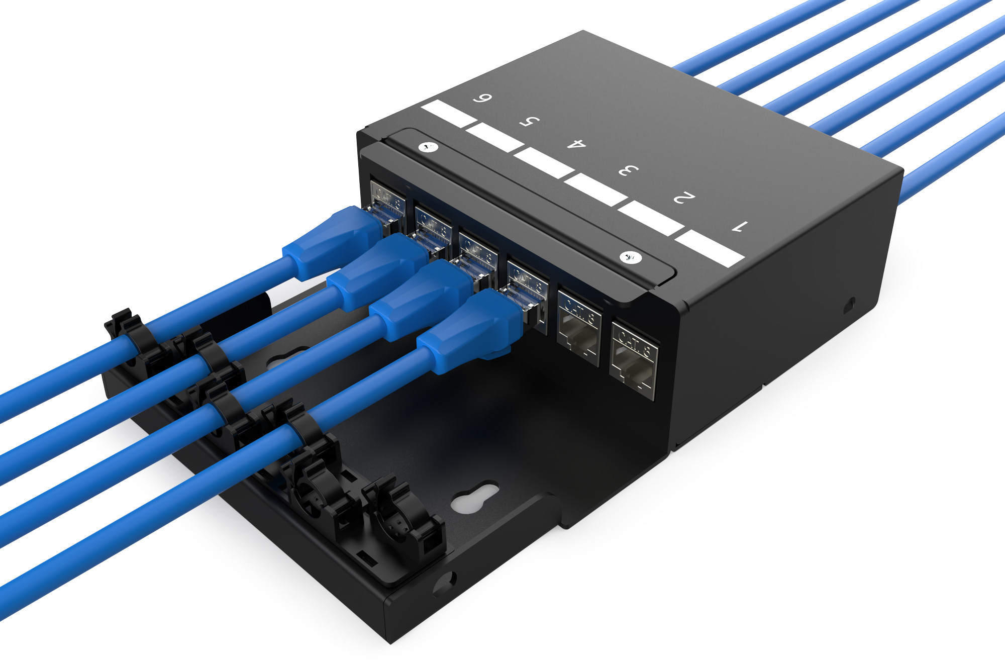 DIGITUS box 6-port Keystone modules with icm