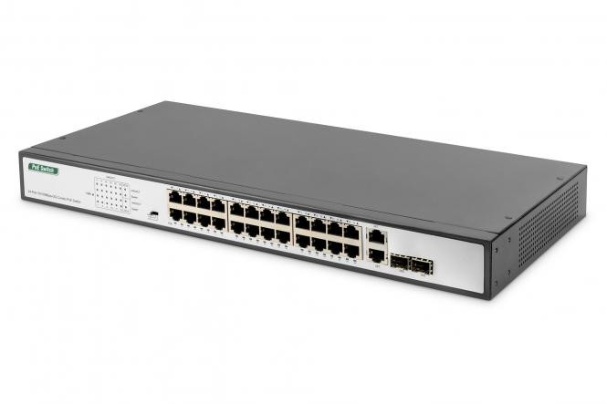 BildeDIGITUS Fast Ethernet PoE Switch 24-port PoE + 2 Combo