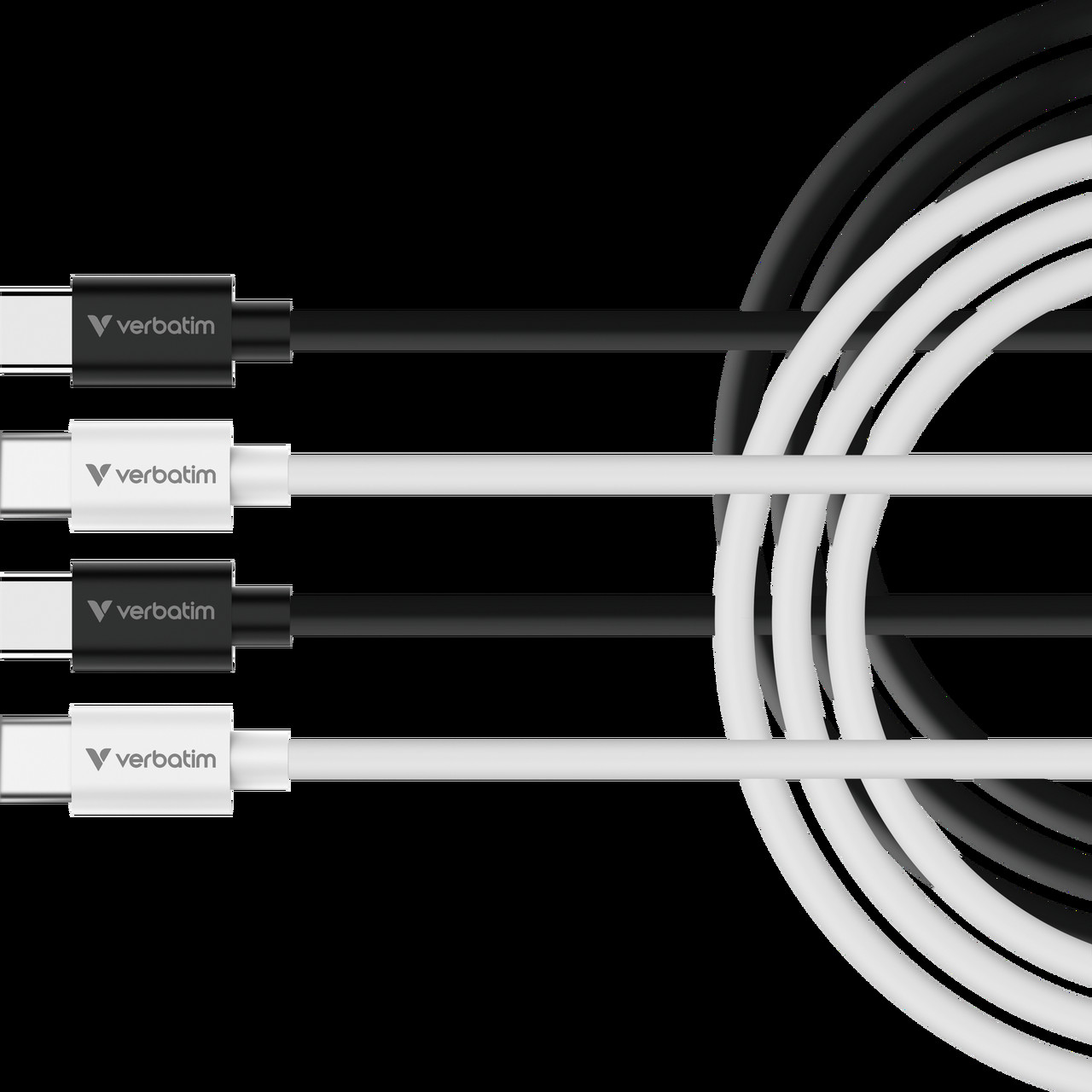 BildeVerbatim Essentials USB-C to USB-C Cables 60W 1m 2-pack