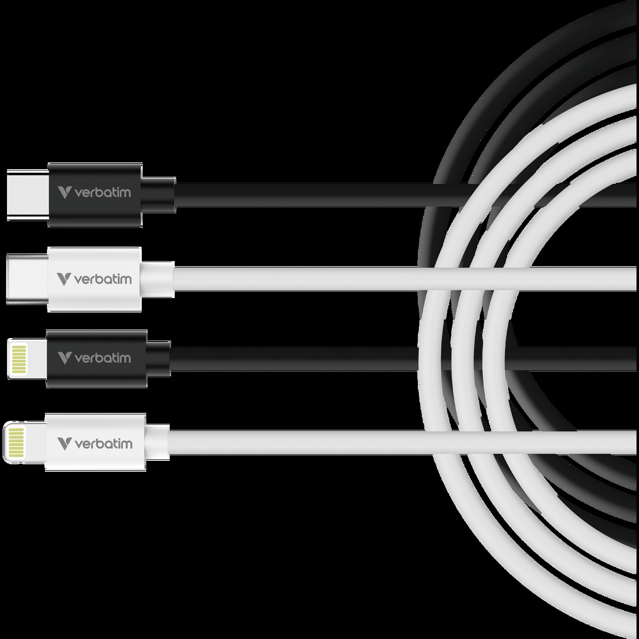 BildeVerbatim Essentials USB-C to Lightning Cables 27W 1m 2-pack