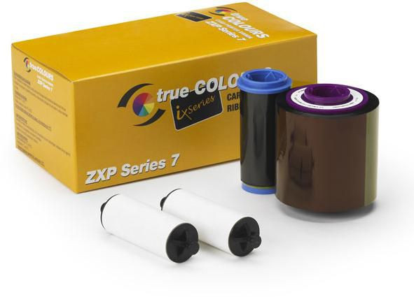 BildeZebra ZXP Series 7 colour ribbon YMCKO, for 750 images