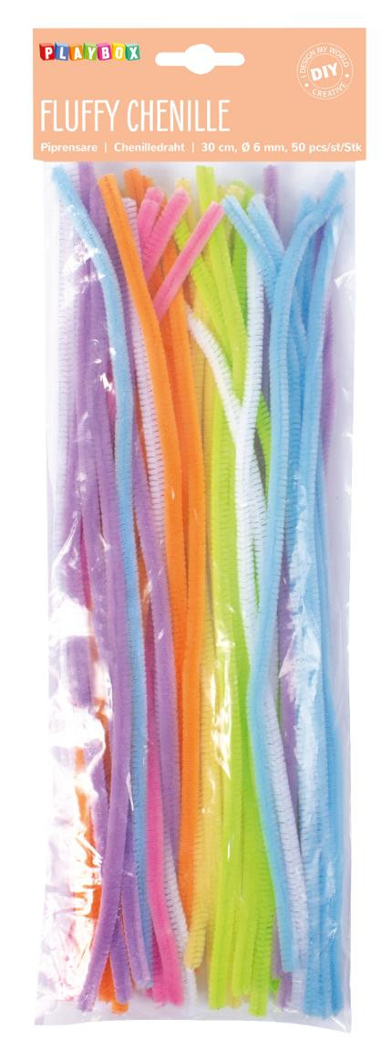 BildePiperenser Playbox Pastell (50 stk)